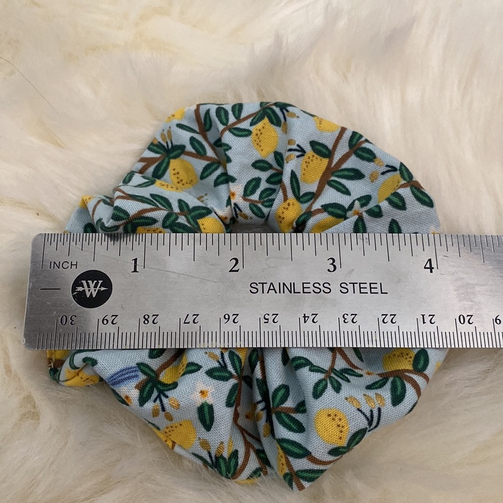 ❤️Handmade Rifle Paper Lemon Company Zipper Bag and Scrunchie - Picture 5 of 5